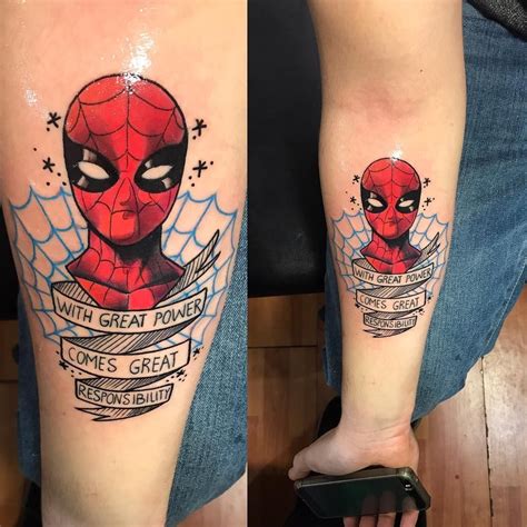 Tattoo Spider Man