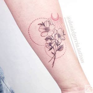 Tattoo Uploaded By Hammersmith Tattoo London Fine Line Flower Tattoo