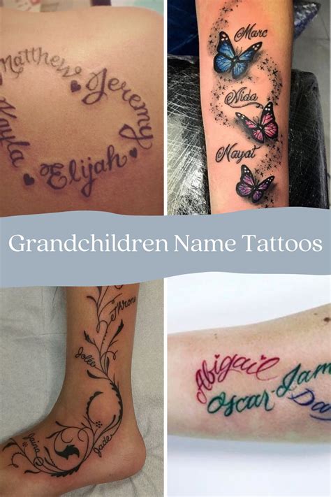 Tattoos For Grandkids