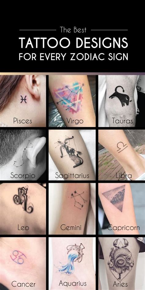 Tattoos Horoscope Symbols