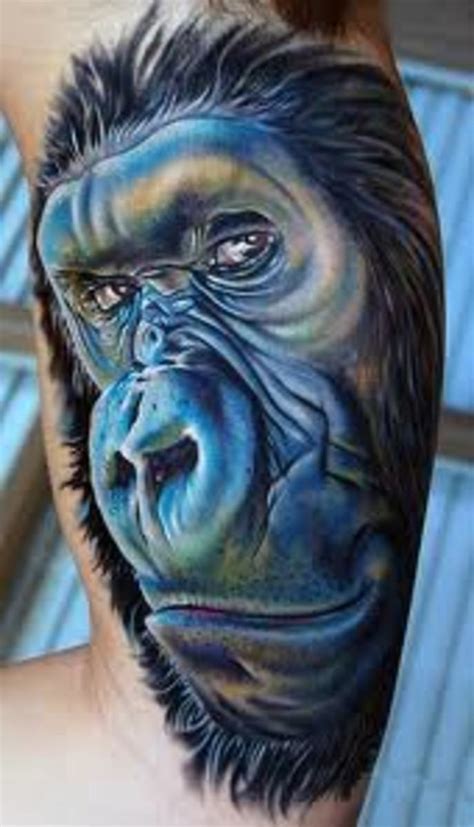 Temporary Gorilla Tattoos