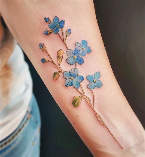The Beauty And Significance Of The Forget Me Not Flower Tattoo The Beauty And Significance Of The Forget Me Not Flower Tattoo