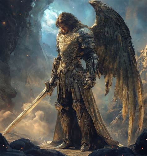 The Celestial Guardian Warrior Concept Art Angel Artwork Fantasy The Celestial Guardian Warrior Concept Art Angel Artwork Fantasy