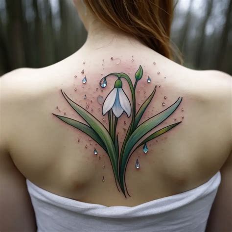 The Meaning Of Snowdrop Flower Tattoos Snowdrop Flower Tattoo