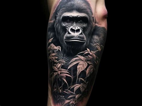 The Mighty Gorilla Arm Tattoo Designs Ideas And More