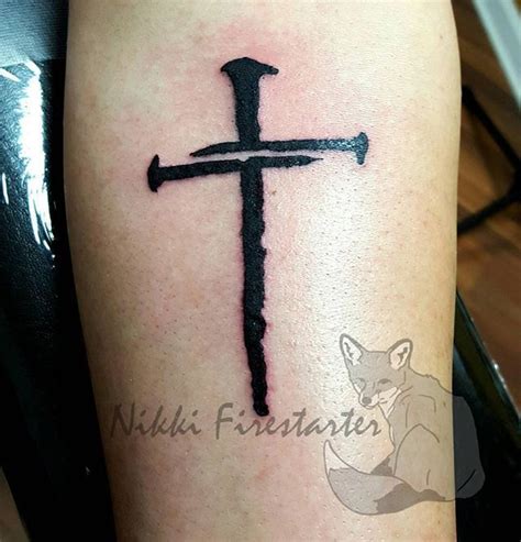 Three Nail Cross Tattoo Tattoo Style Trends