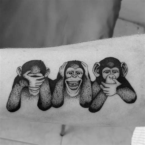 Three Wise Monkey Tattoo Geometric Line Work Tattoos Pinterest Three Wise Monkey Tattoo Geometric Line Work Tattoos Pinterest