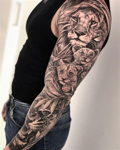 Tiger Eyes Tattoo Animal Sleeve Tattoo Lion Tattoo Sleeves Men Tiger Eyes Tattoo Animal Sleeve Tattoo Lion Tattoo Sleeves Men