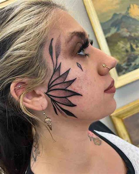 Top Trending Face Tattoos For Women In 2022 Tattoosdesignidea Top Trending Face Tattoos For Women In 2022 Tattoosdesignidea