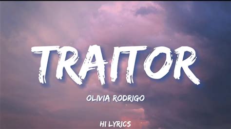 Traitor Olivia Rodrigo Lyrics Breakdown: Unveil the Hidden Meanings