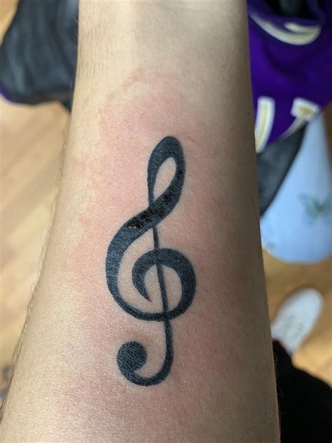 Treble Clef Tattoo Treble Clef Tattoo Infinity Tattoo Tattoos Treble