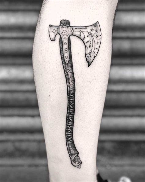 Tribal Axe Tattoos