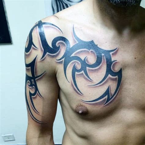 Tribal Tattoo Designs On Chest
