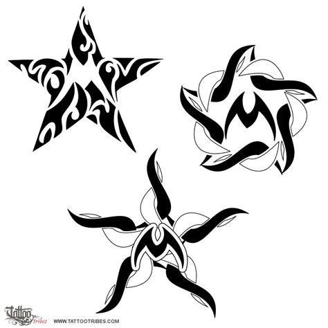 Tribal Tattoo Designs Star