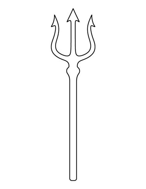 Trident Poseidon Tattoo Printable Computer Tools