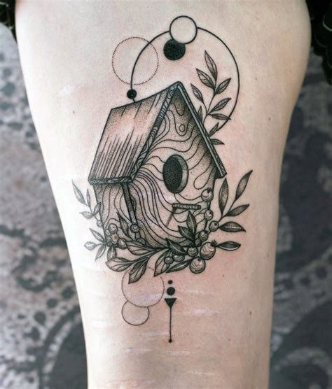 Unique Birdhouse Tattoo Ideas Unique Birdhouse Tattoo Ideas