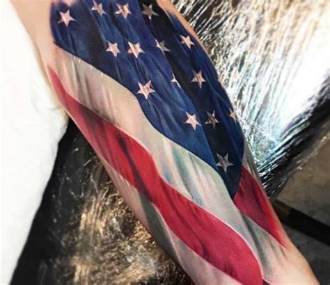 United States Flag Tattoo