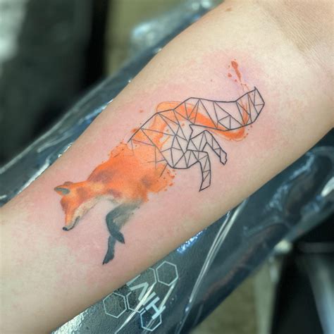 Watercolor Fox Tattoo Best Tattoo Ideas For Men Amp Women