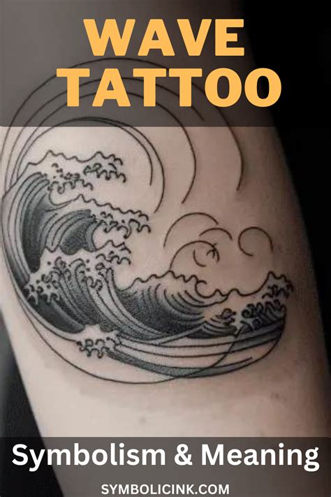 Wave Tattoo Meaning Amp Symbolism Motion