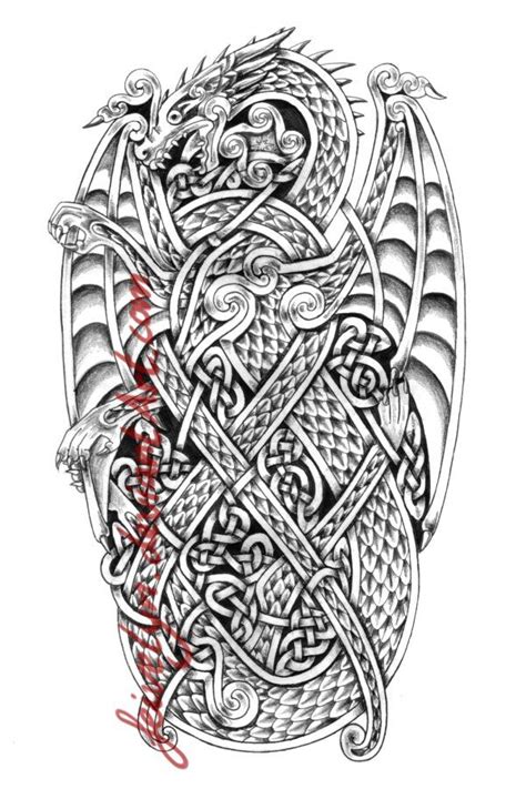 Welsh Dragon Welsh Tattoo Celtic Sleeve Tattoos Welsh Dragon Dragon