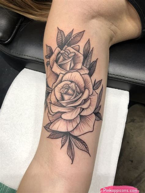 White Rose Tattoo Collection Of Rose Tattoo Designs Premium