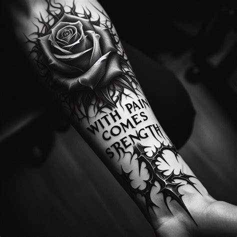 With Pain Comes Strength Tattoo Embracing Resilience Your Own Tattoo With Pain Comes Strength Tattoo Embracing Resilience Your Own Tattoo