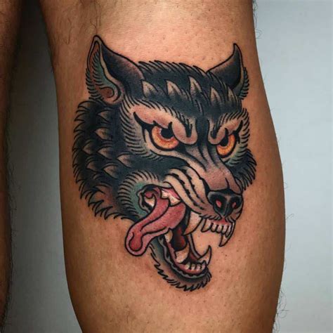 Wolf Head Tattoo