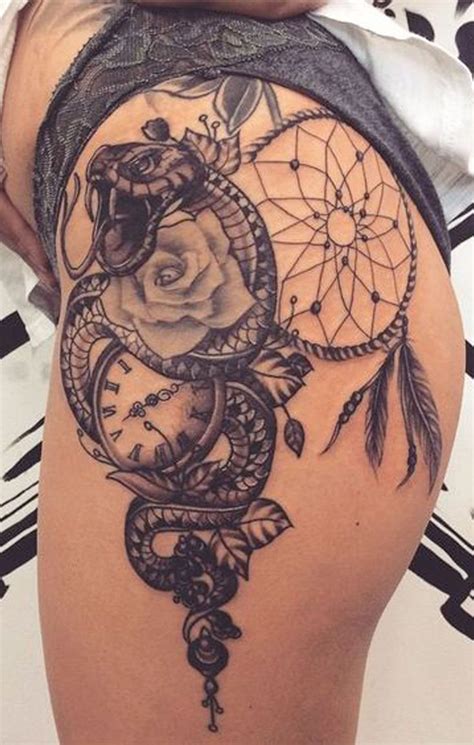 Women's Thigh Tattoo Ideas