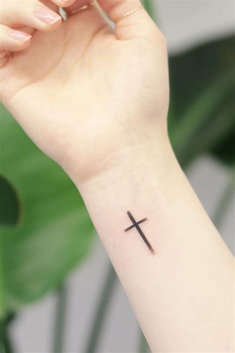 Wrist Tattoo Cross Designs